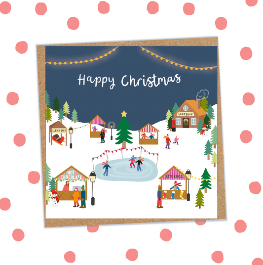 Christmas Market Card (Pack 6)