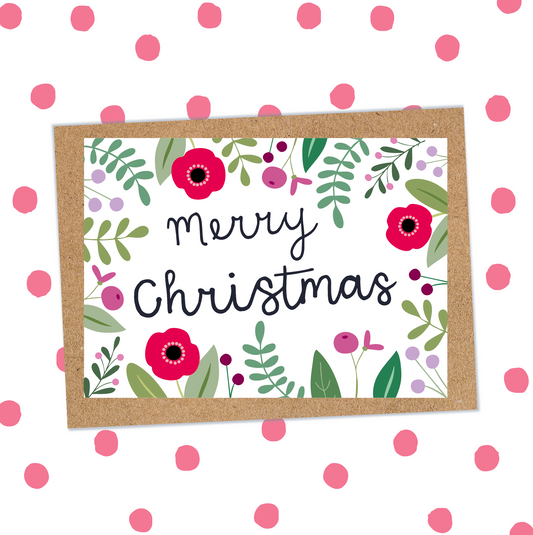 Merry Christmas Seed Card (Pack 6)