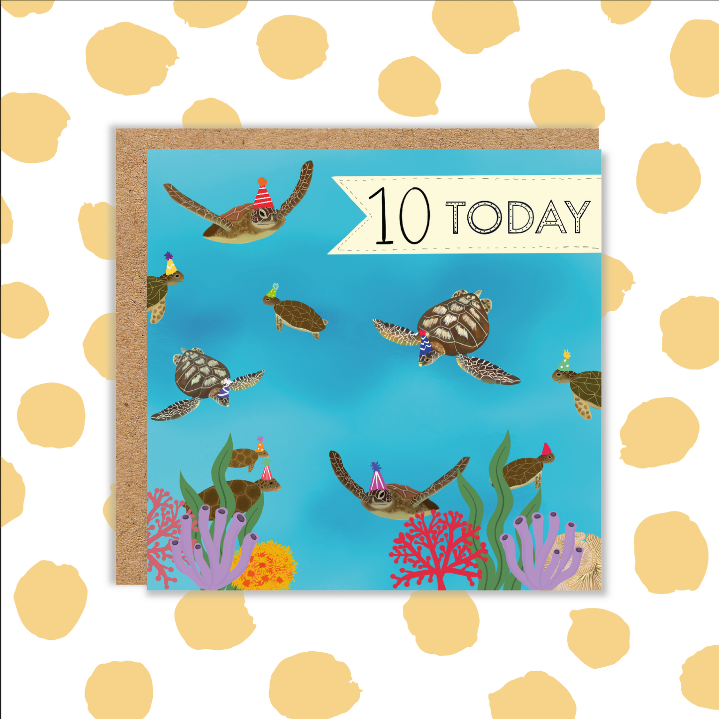 Tenth Birthday Card (Pack 6)