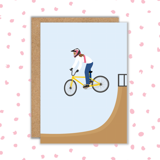 BMX Rider Female Card (Pack 6)
