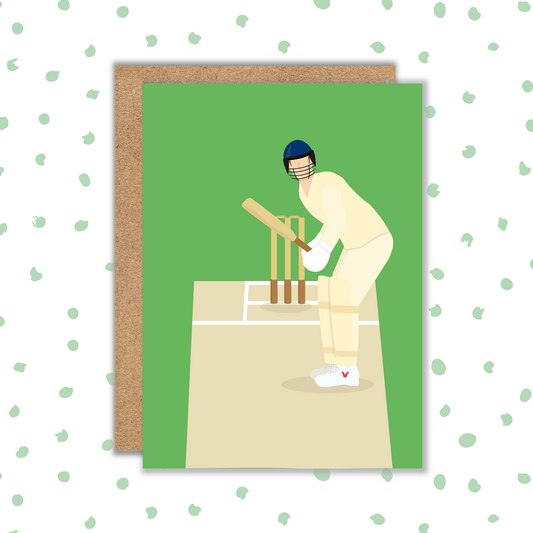 Cricketer Male Card (Pack 6)