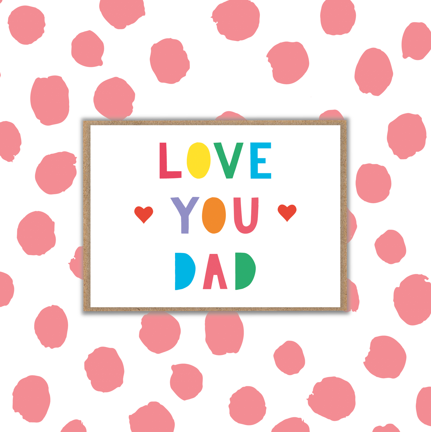 Love You Dad Card (Pack 6)