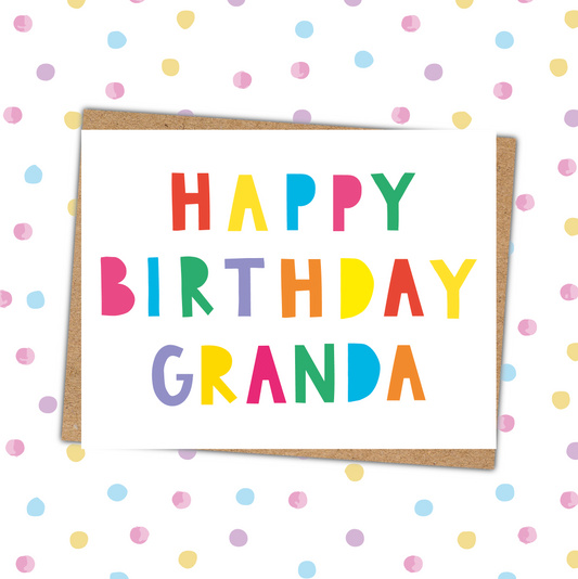 Happy Birthday Granda (Pack 6)