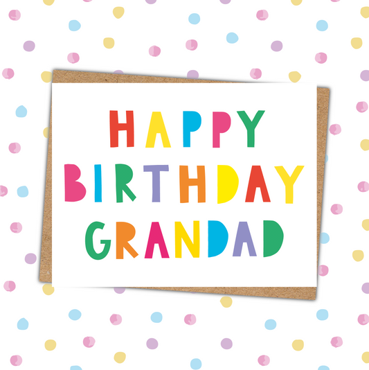 Happy Birthday Grandad (Pack 6)