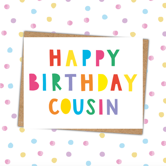 Happy Birthday Cousin (Pack of 6)