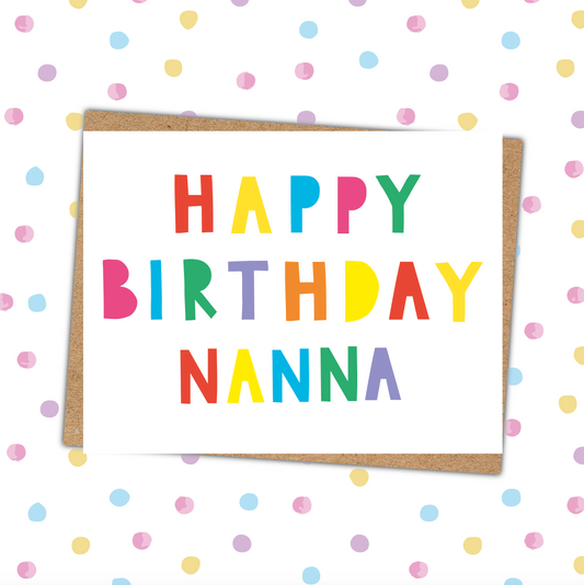 Happy Birthday Nanna (Pack 6)