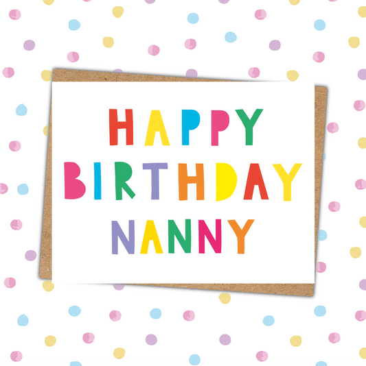 Happy Birthday Nanny (Pack 6)
