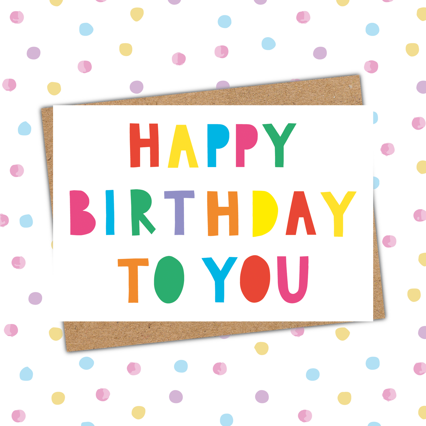 Happy Birthday To You Card (Pack 6)