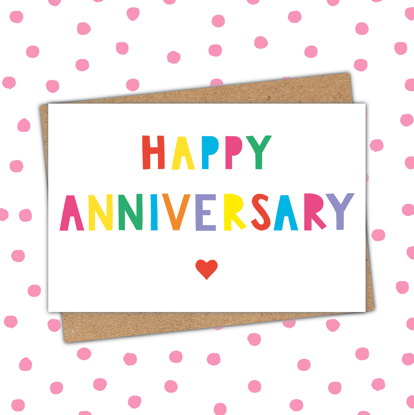 Happy Wedding Anniversary Card (Pack 6)