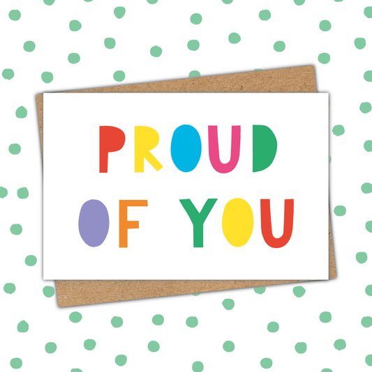 Proud of You Card (Pack 6)