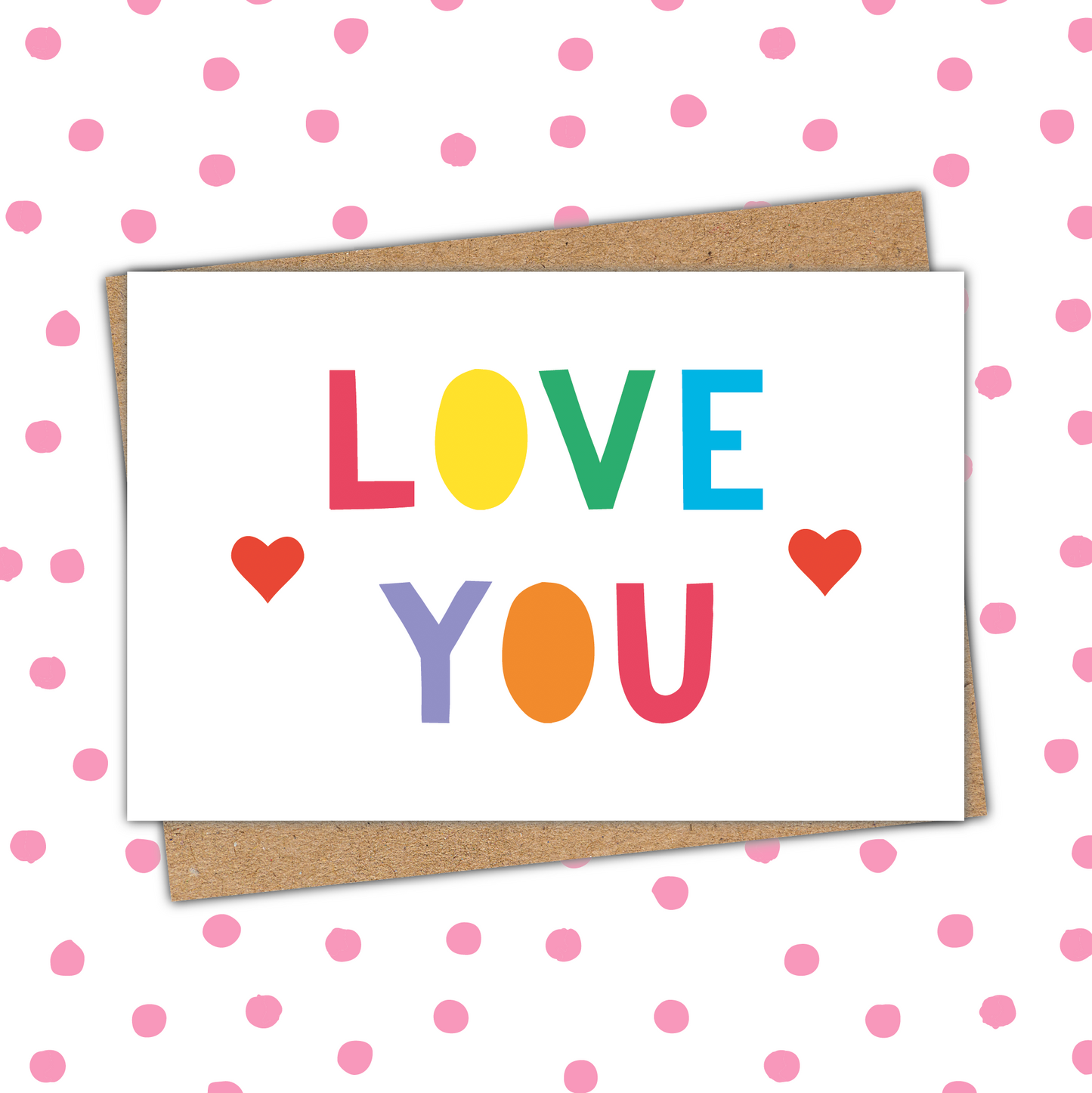 Love You Card (Pack 6)