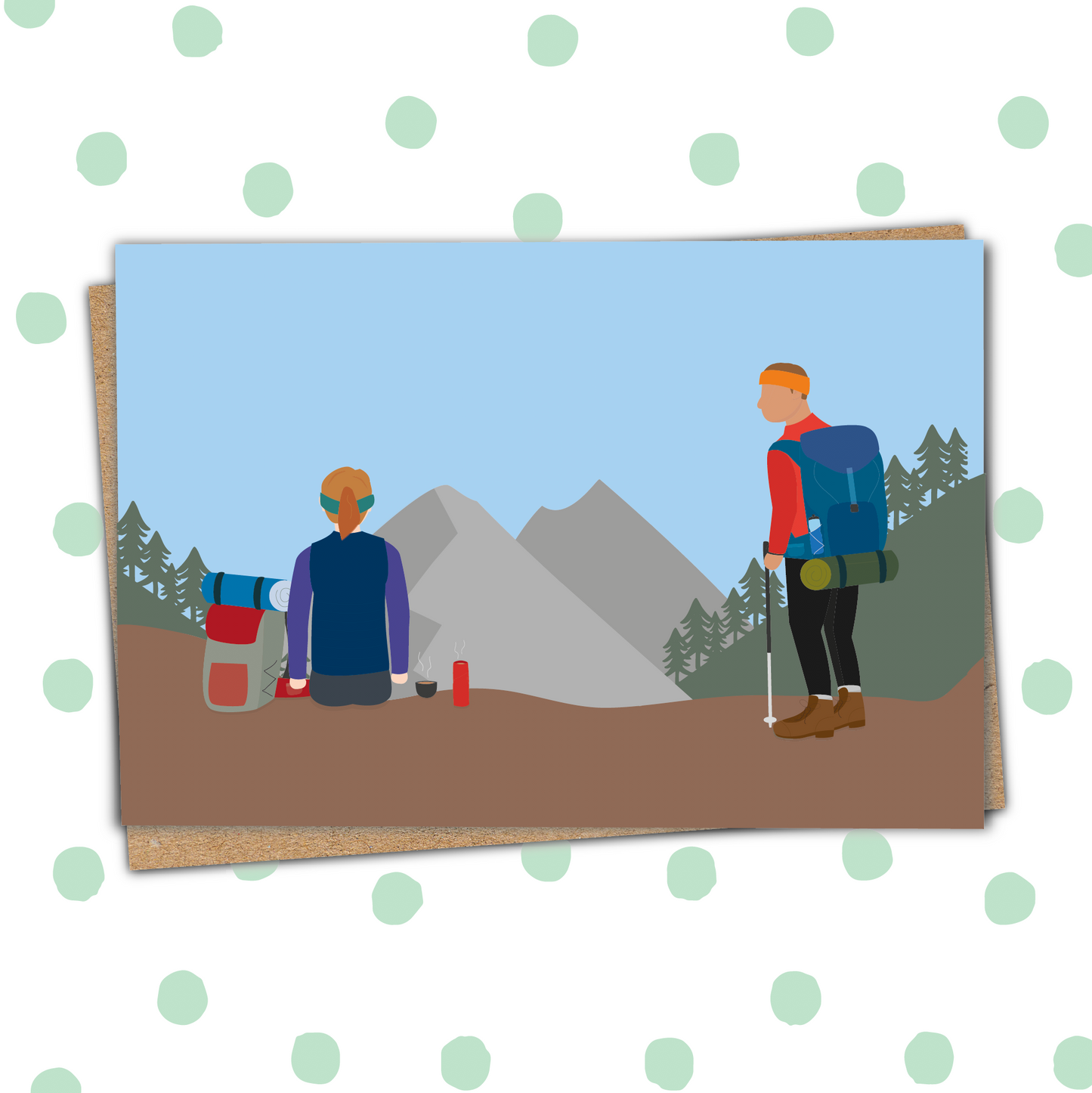 Mountain Hiking Card (Pack 6)