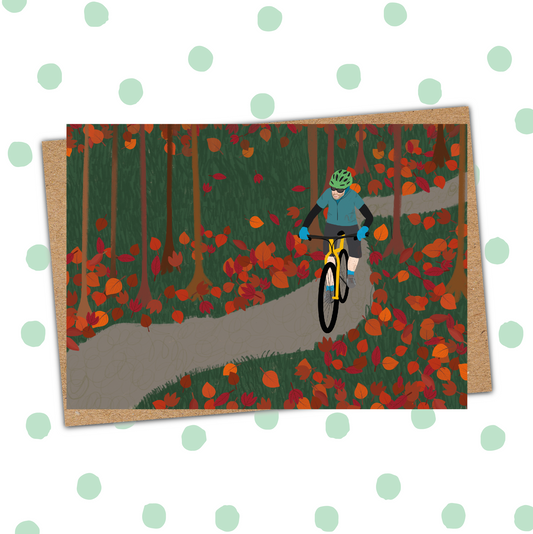 Mountain Bike Card (Pack 6)