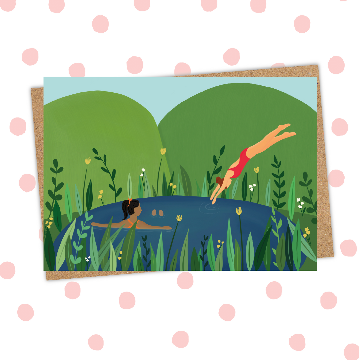 Wild Swimming Card (Pack 6)