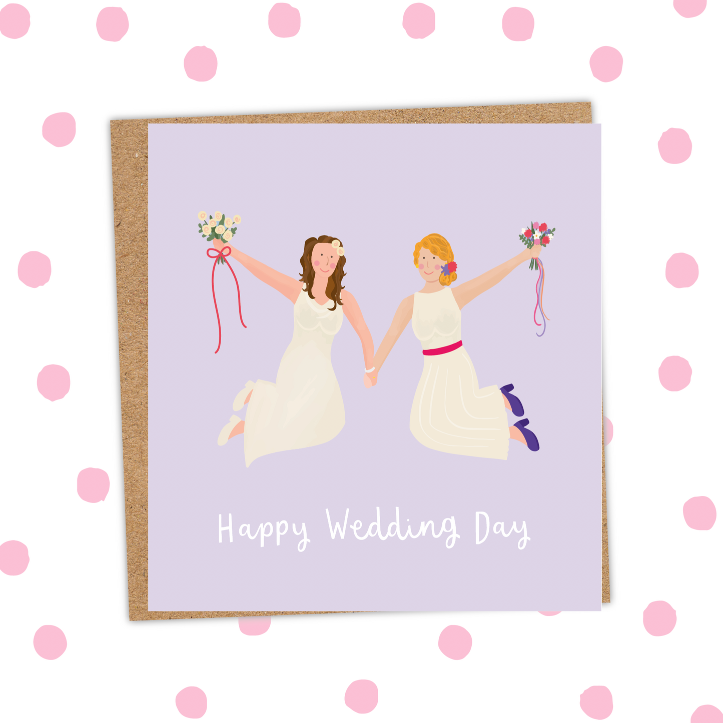 Lesbian Wedding Card (Pack 6)