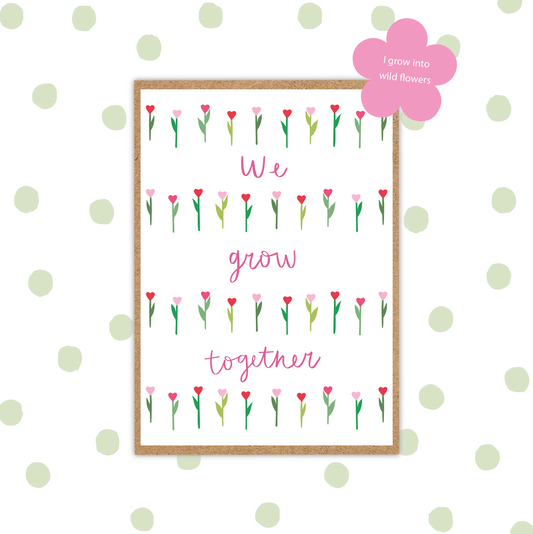 We Grow Together Seed Card (Pack 6)