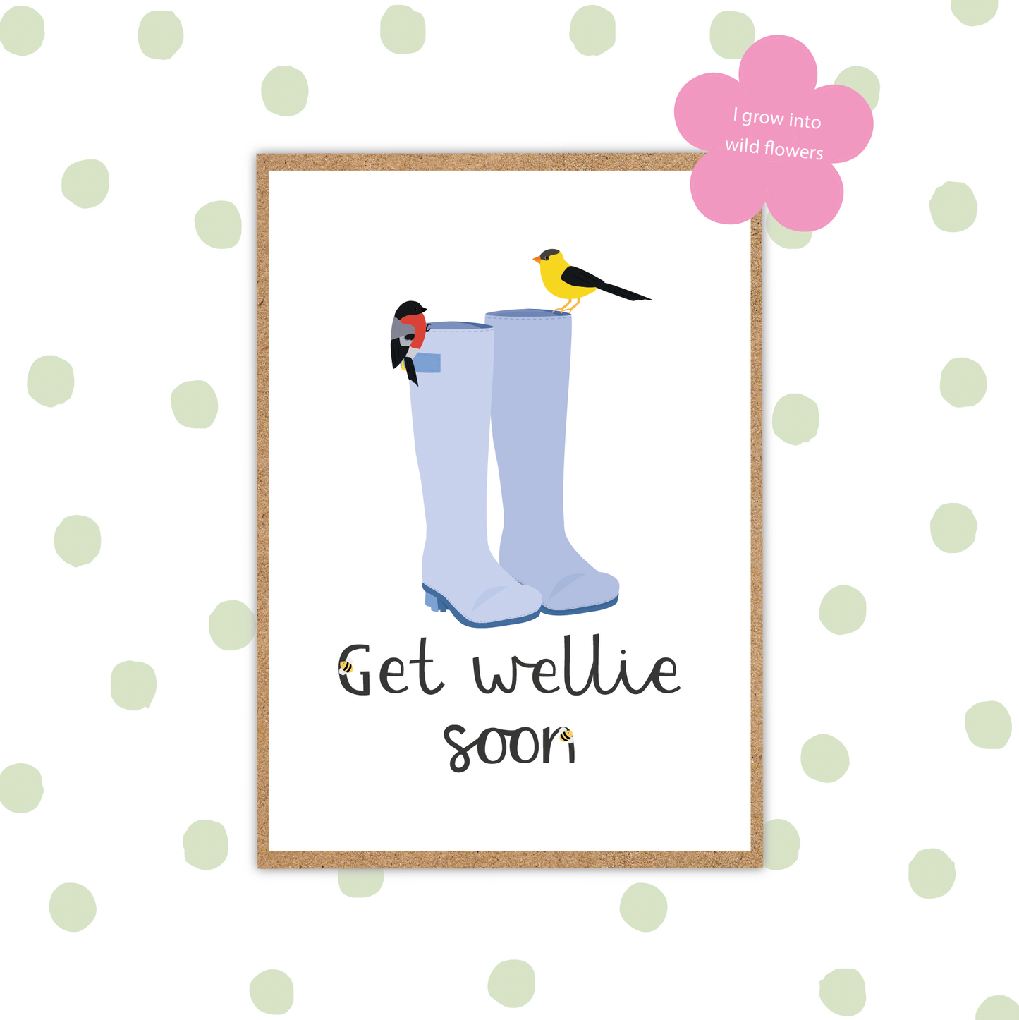 Get Wellie Soon Seed Card (Pack 6)