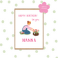 Nanna Gardening Birthday Seed Card (Pack 6)