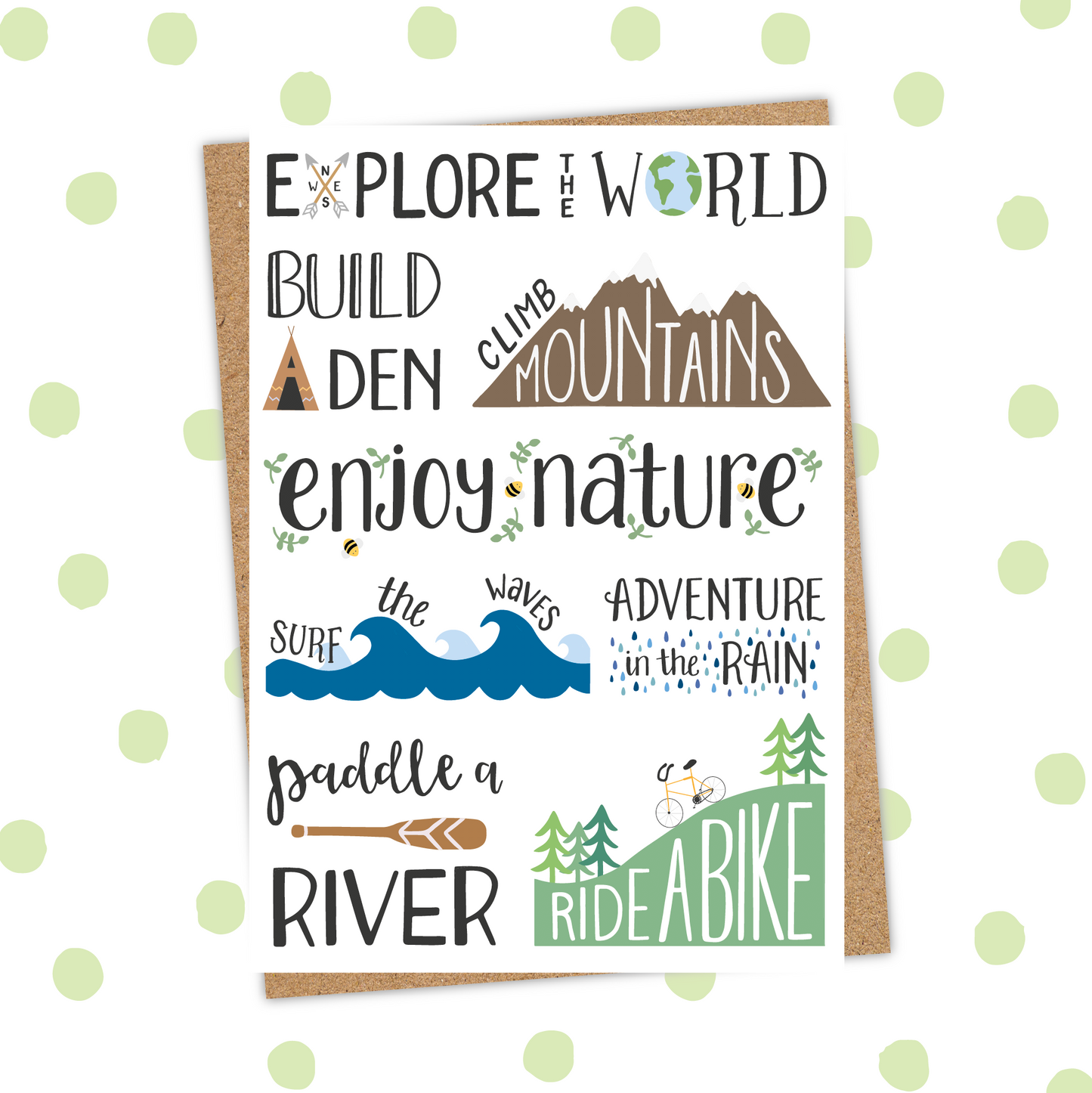 Explore The World Card (Pack 6)