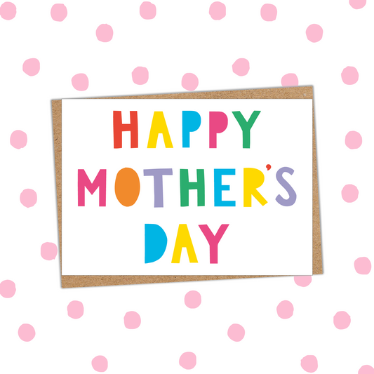 Happy Mother's Day A6 Card (Pack of 6)