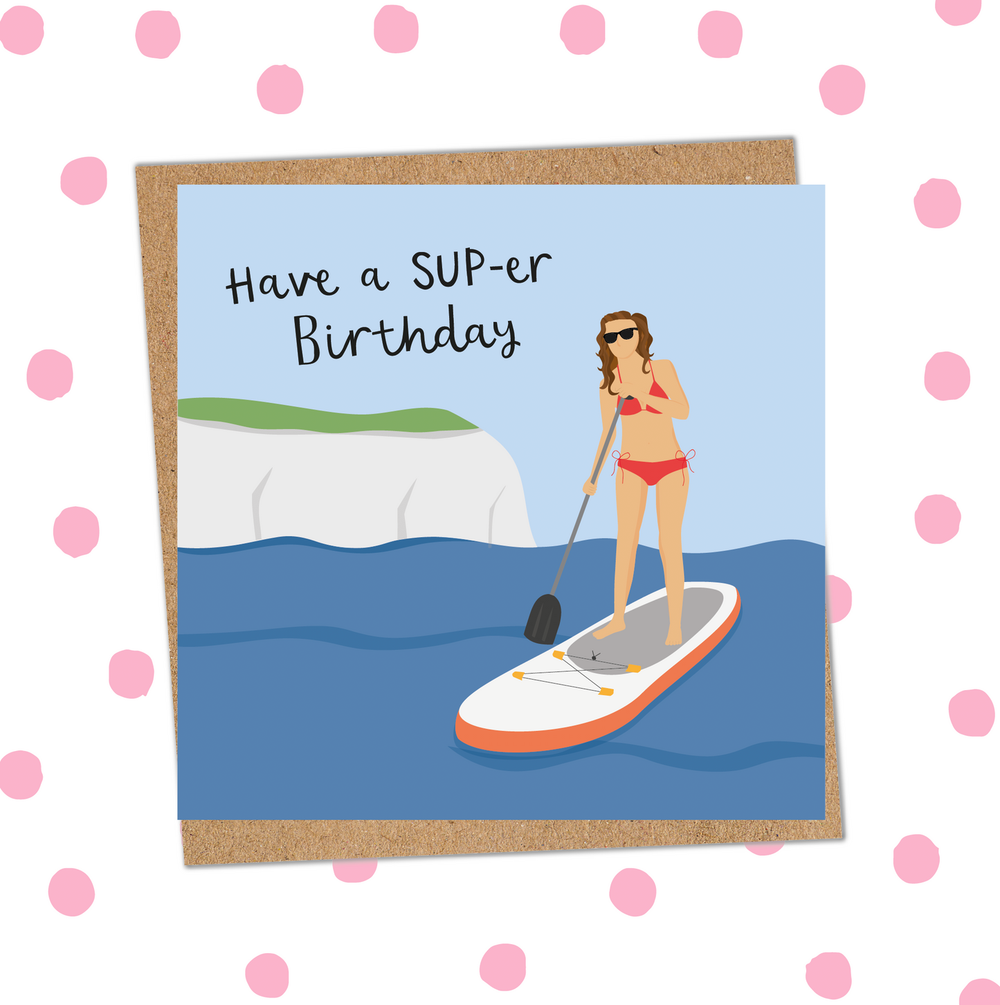 SUPer Female Birthday Card (Pack 6)