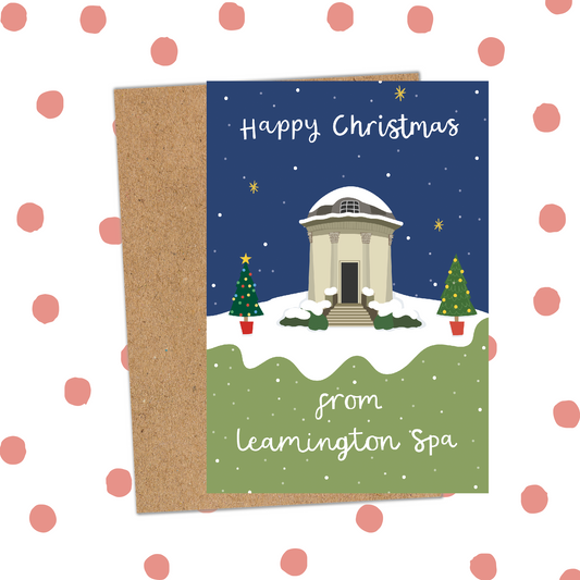 Happy Christmas from Leamington Spa Card (Pack 6)
