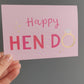 Happy Hen Do Card (Pack 6)