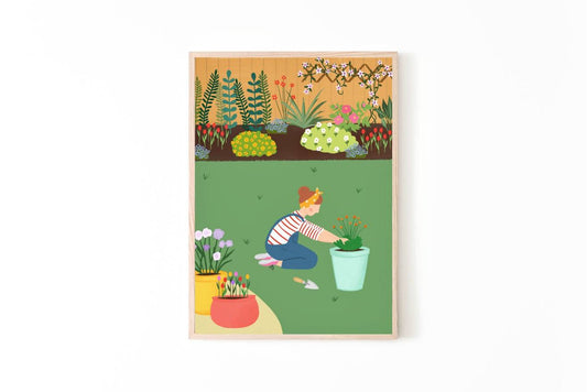 Gardening Print