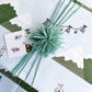Skiing Wrapping Paper (2 Sheets and 2 Tags)