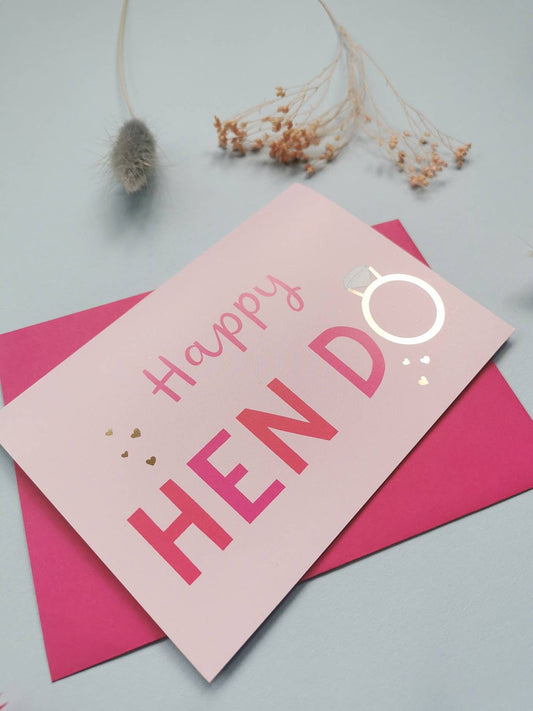 Happy Hen Do Card (Pack 6)